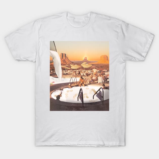 Poolside Complimentary Breakfast T-Shirt by collagebymarianne (Marianne Strickler)